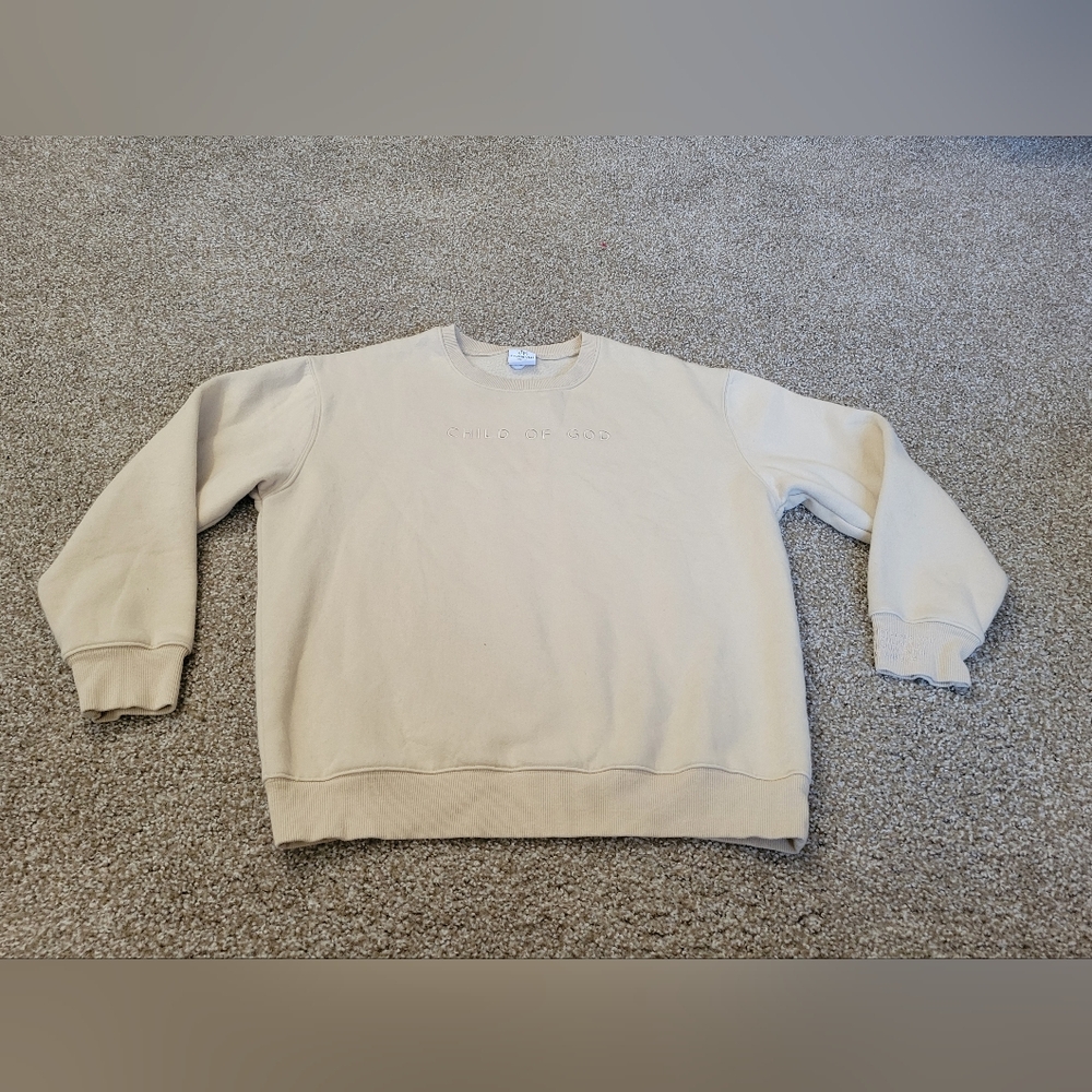 YAH KINGDOM WEAR CHILD OF GOD PULLOVER SWEATER Size Medium